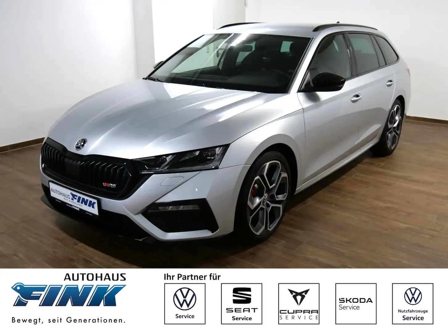 Skoda Octavia Combi RS 2.0 TSI AHK 19" NAVI ACC Silber - 1