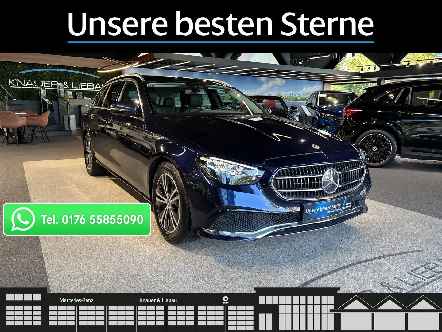 Mercedes-Benz E 200 E 200d T Avantgarde*AHK*Cam*Totwinkel*Klima*LED* Bleu - 1
