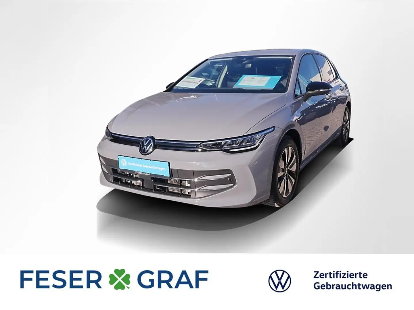 Volkswagen Golf 8 1.5 eTSI Goal DSG ACC LED Navi PDC Sitzh. Grau - 1