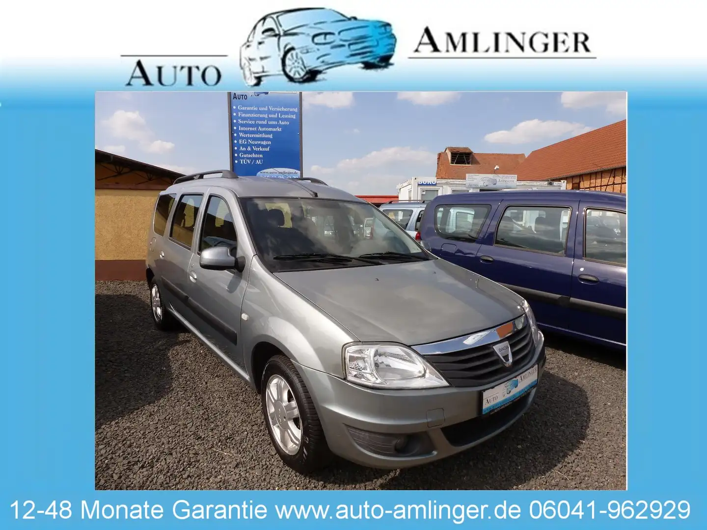 Dacia Logan Laureate 1.Hand Scheckheft 24 Mo.Garantie Silber - 1
