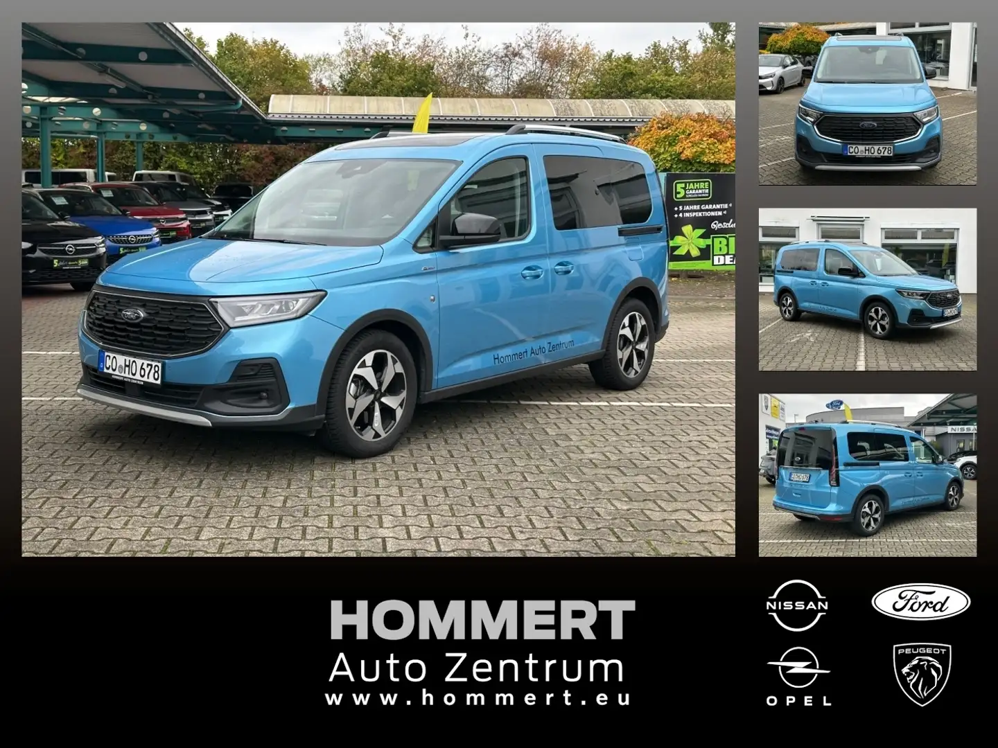 Ford Tourneo Connect 2.0 EcoBlue Active Klimaautomatik Bleu - 1