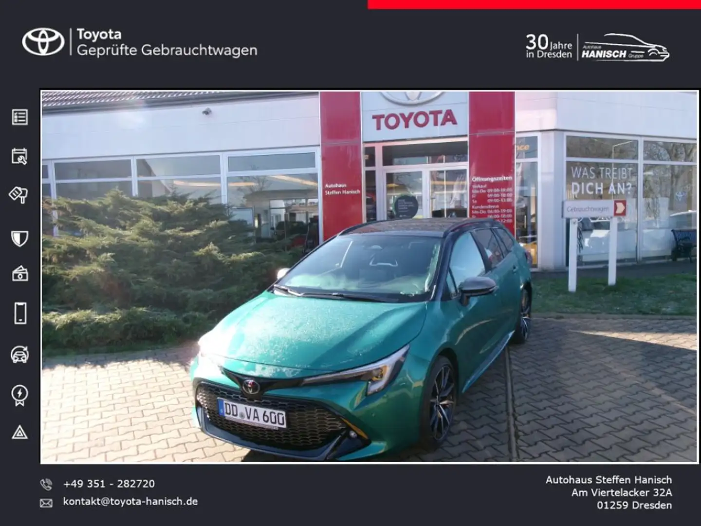 Toyota Corolla 2.0 Hybrid Touring Sports GR Sport Vert - 1