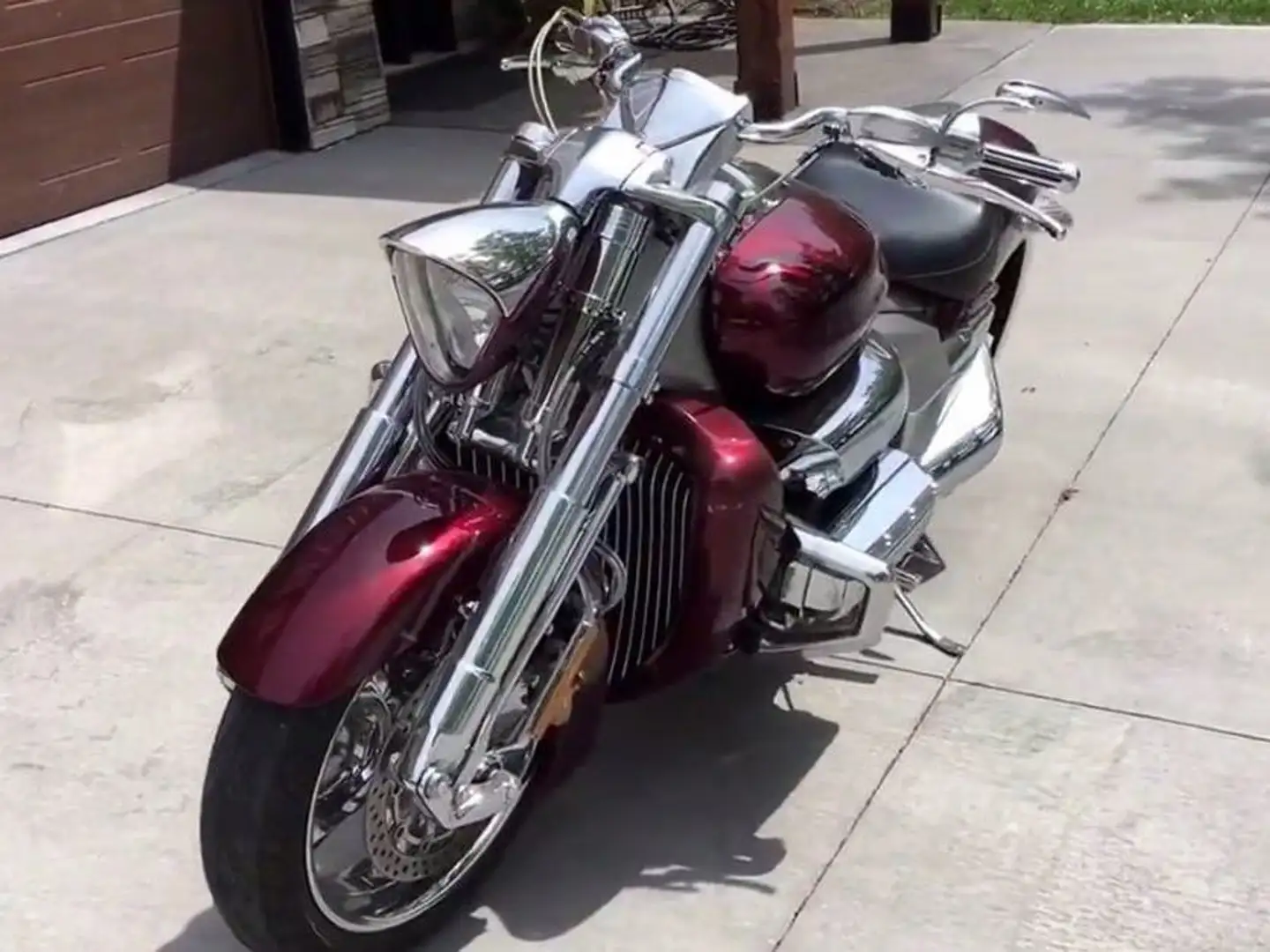 Honda NRX 1800 Rare Chrome Wheels Valkyrie Rune Rojo - 1