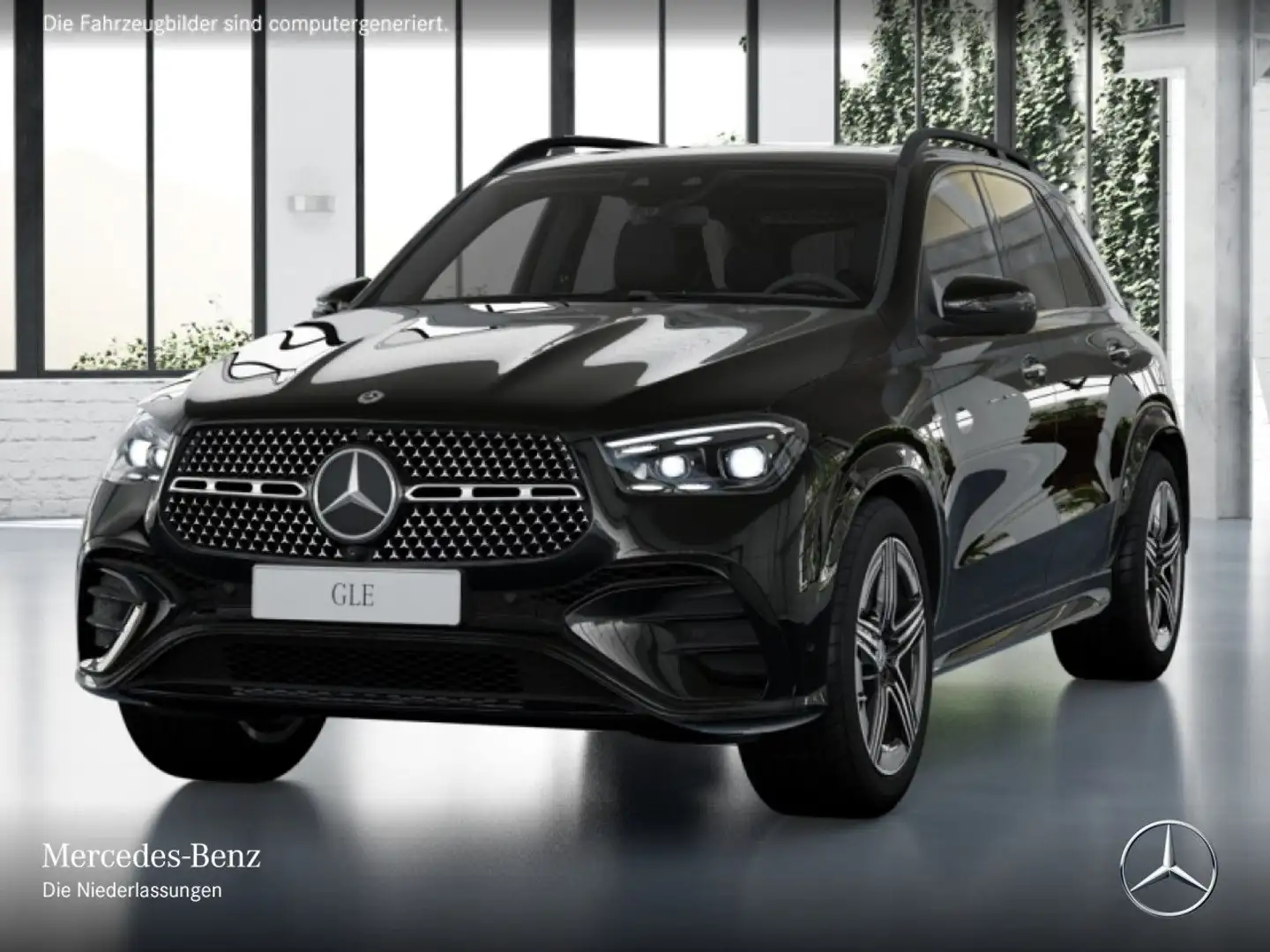 Mercedes-Benz GLE 350 de 4M AMG+NIGHT+PANO+360+AHK+MULTIBEAM+9G Noir - 2