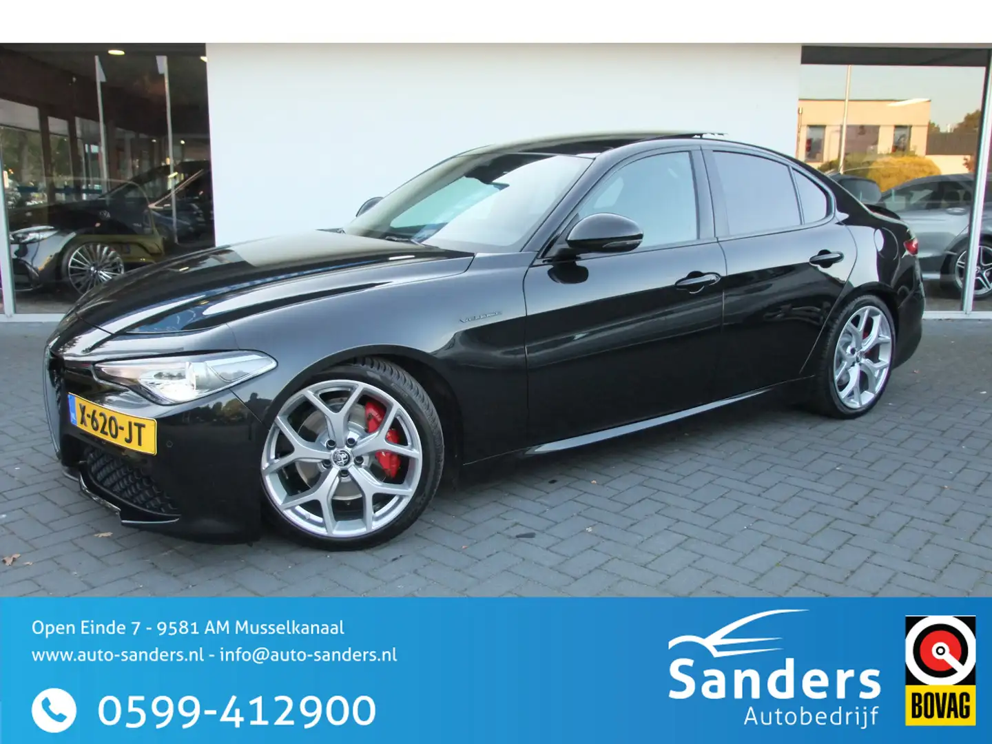 Alfa Romeo Giulia 2.0 T AWD Veloce / 19 inch/ All-season/ Panorama/ Zwart - 1