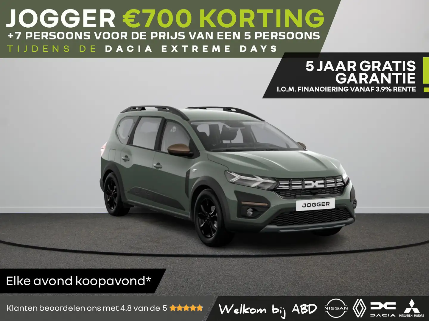 Dacia Jogger Extreme TCe 100 ECO-G | Achteruitrijcamera | Bekle Groen - 1