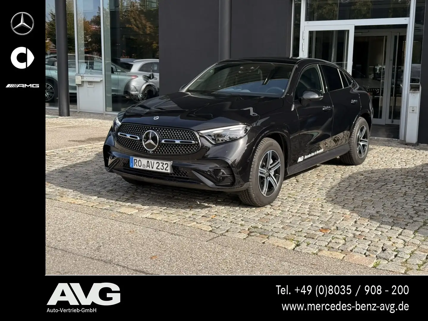 Mercedes-Benz GLC 450 GLC 450 d 4M Coupé AMG Pano AHK DIGITAL Night Schwarz - 1