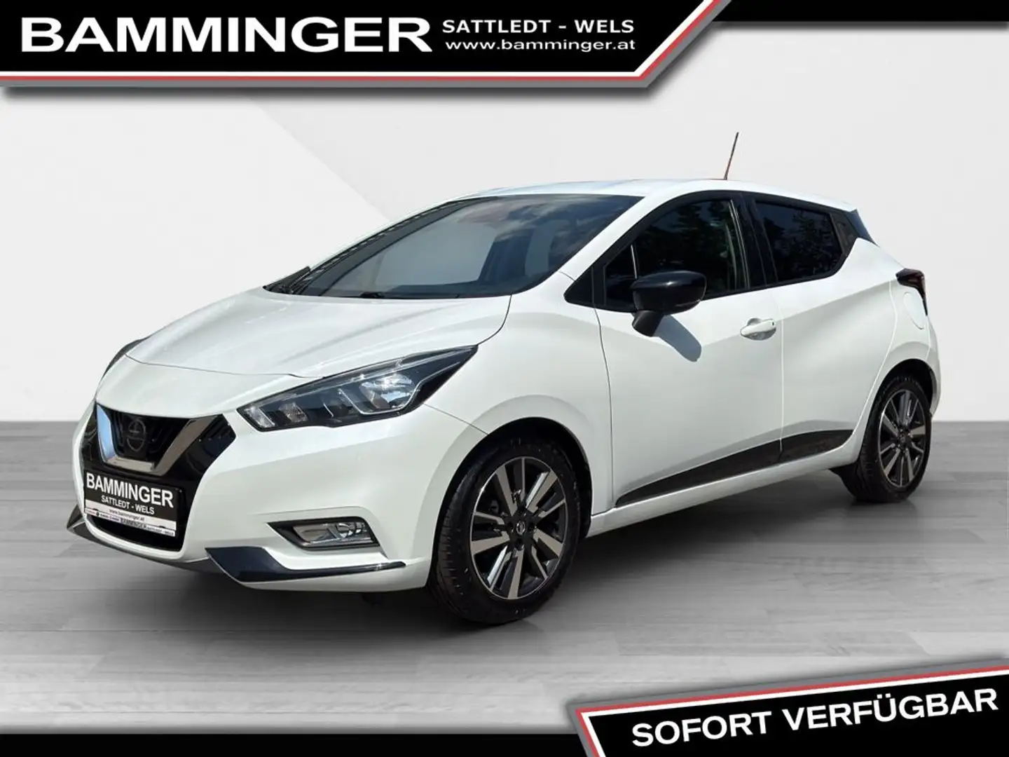 Nissan Micra 1,0 Acenta Weiß - 1