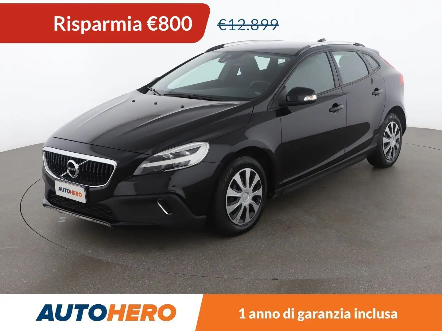 Volvo V40 2.0 D2 Kinetic Nero - 1