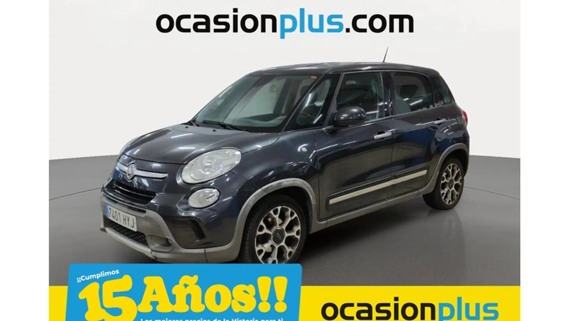 Fiat 500L 1.4 Trekking Gris - 1