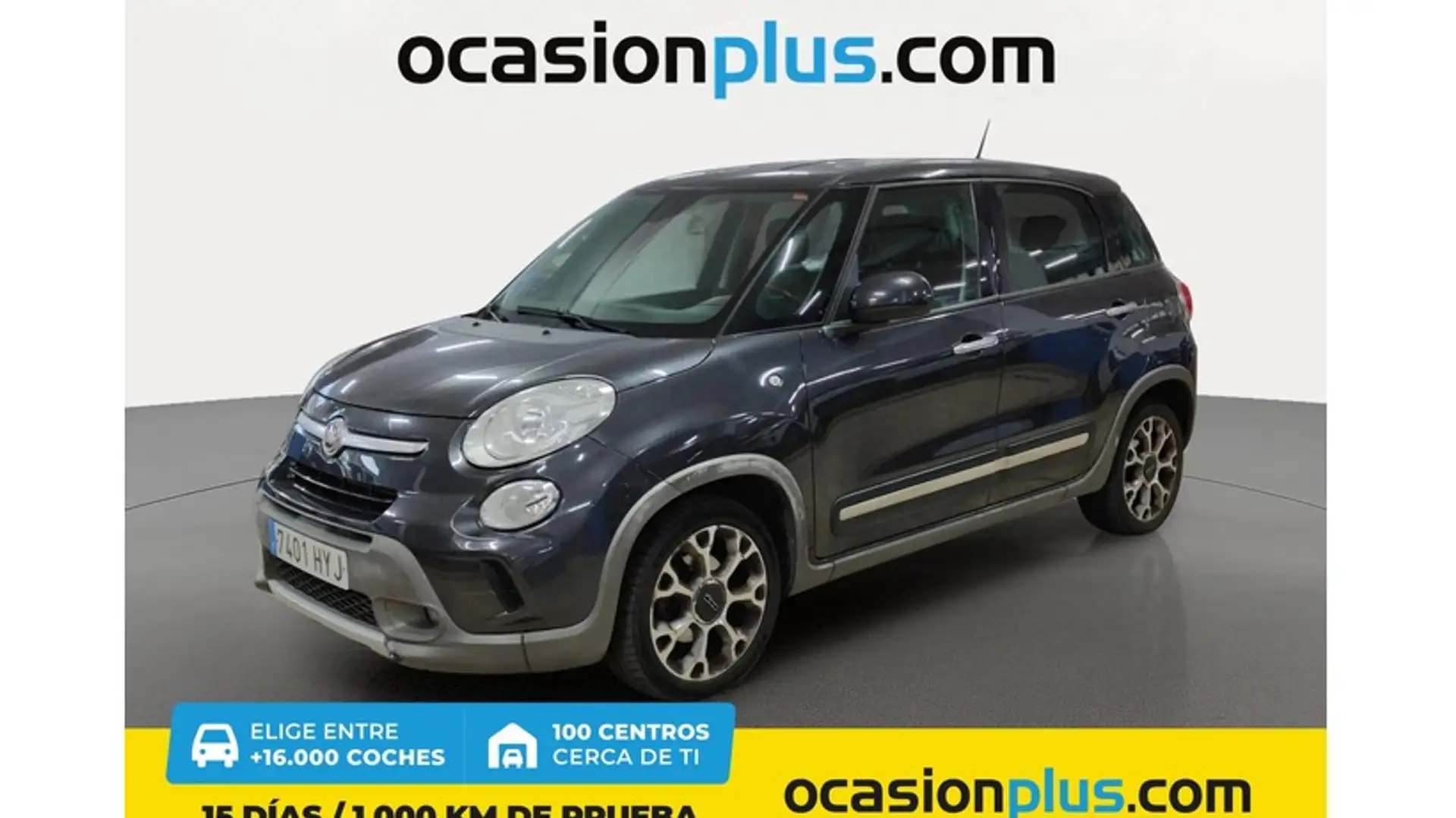 Fiat 500L 1.4 Trekking Gris - 1