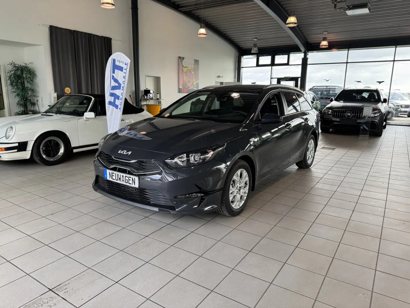 Kia Ceed / cee'd Sportswagon 1.5 T-GDI GPF 7DCT Spin+ EU|KAMERA|PDC Gris - 1