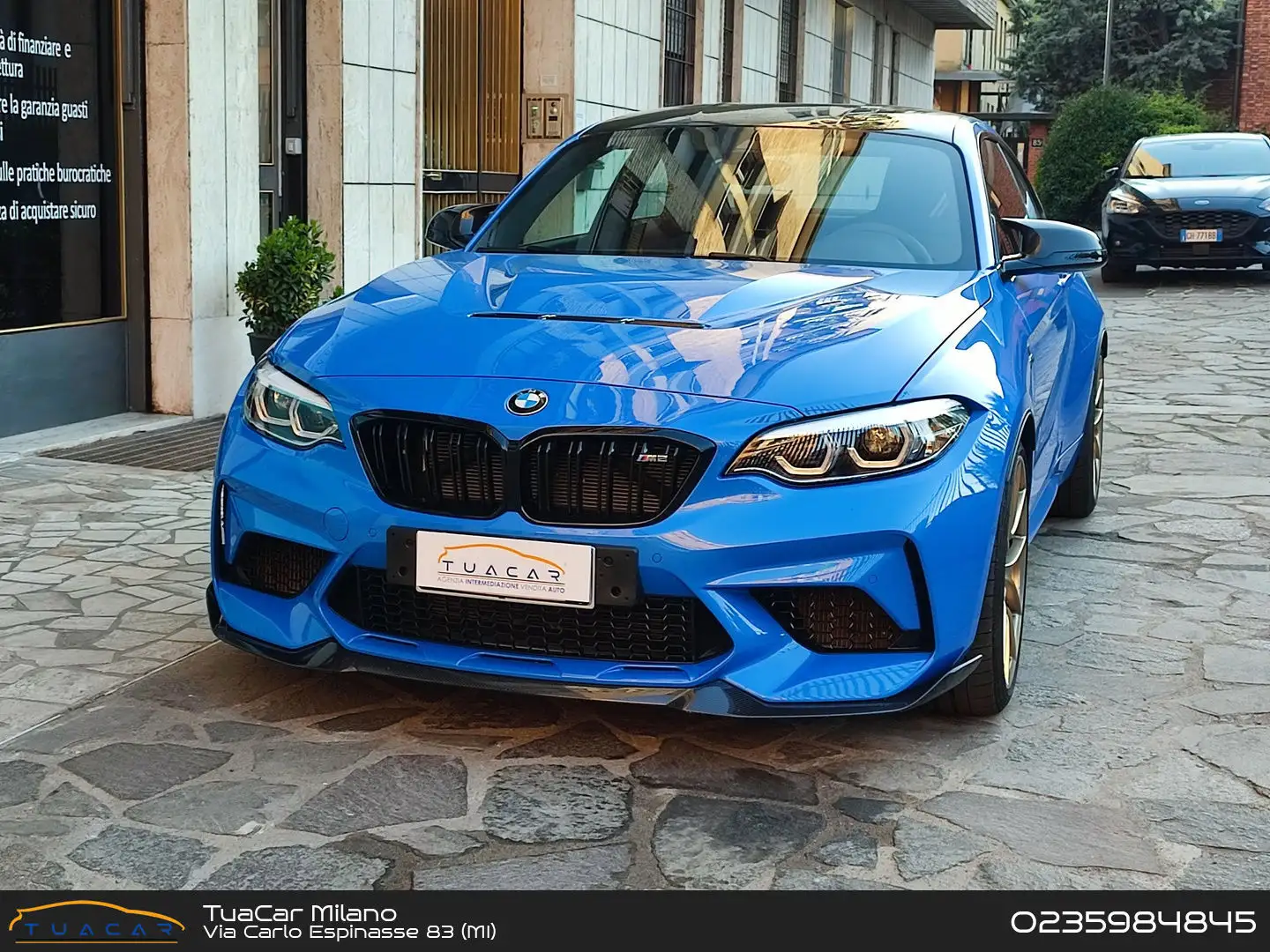 BMW M2 CS 3.0 450cv CARBON PACK SEDILI M  Cambio Manuale Albastru - 1