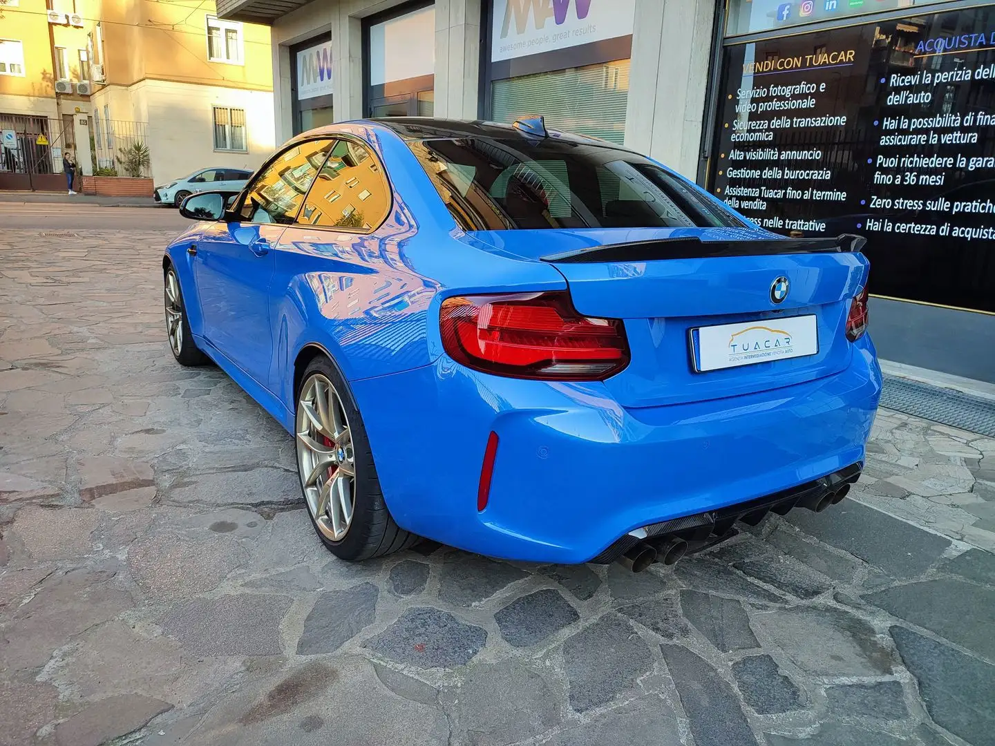 BMW M2 CS 3.0 450cv CARBON PACK SEDILI M Cambio Manuale Bleu - 2