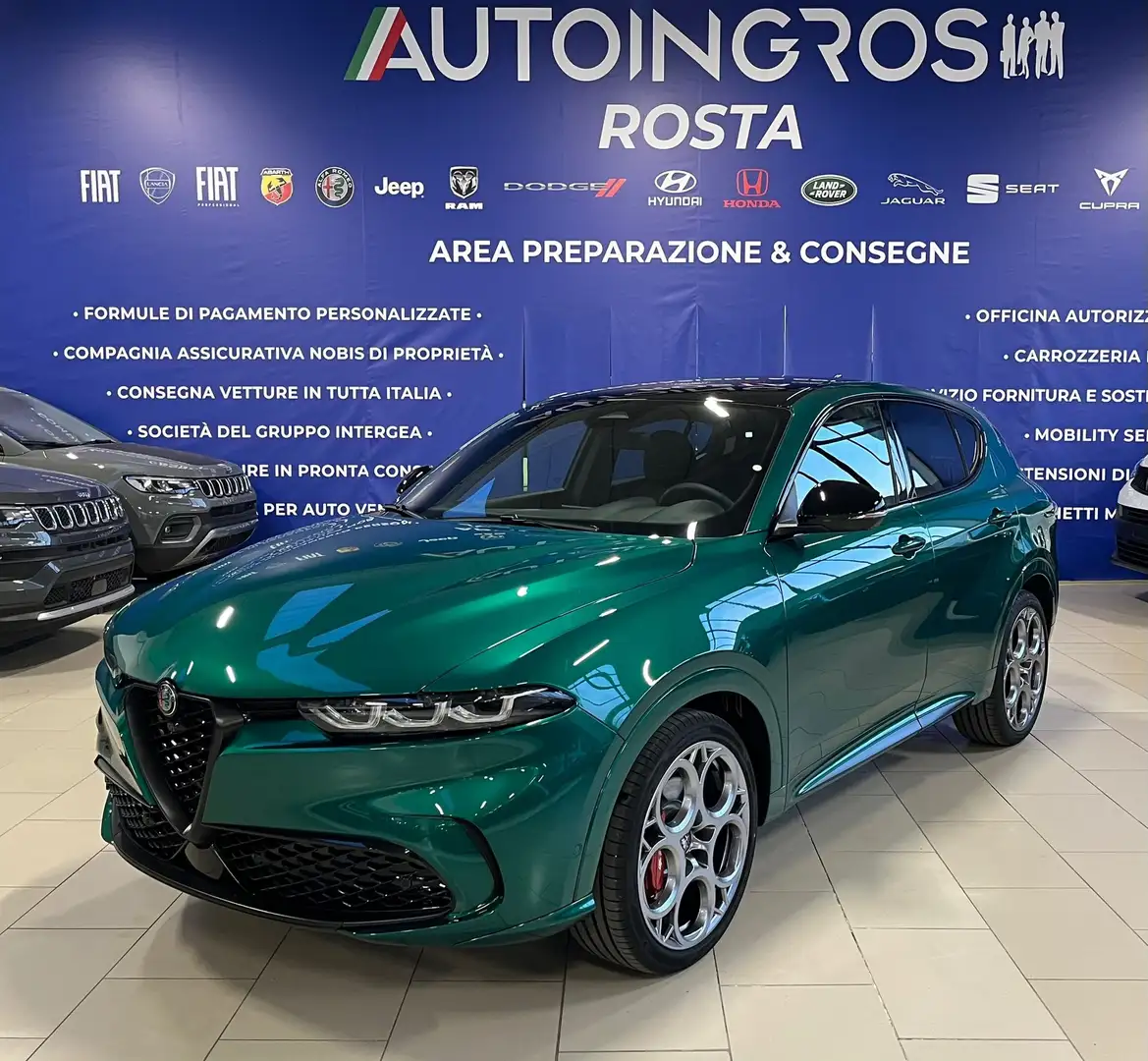 Alfa Romeo Tonale 1.5 hybrid Tributo Italiano 160cv  PRONTA CONSEGNA Verde - 1