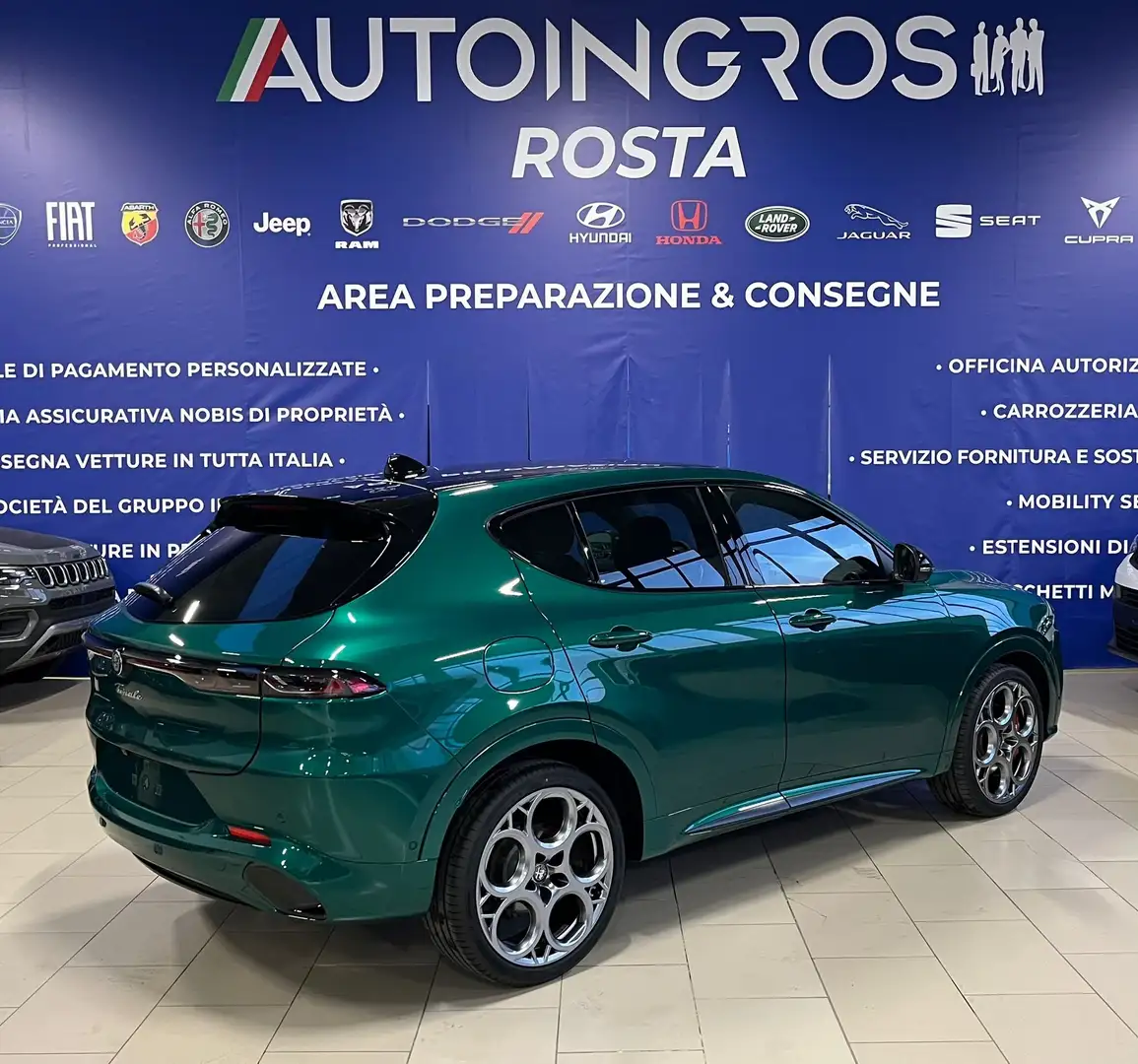 Alfa Romeo Tonale 1.5 hybrid Tributo Italiano 160cv  PRONTA CONSEGNA Verde - 2