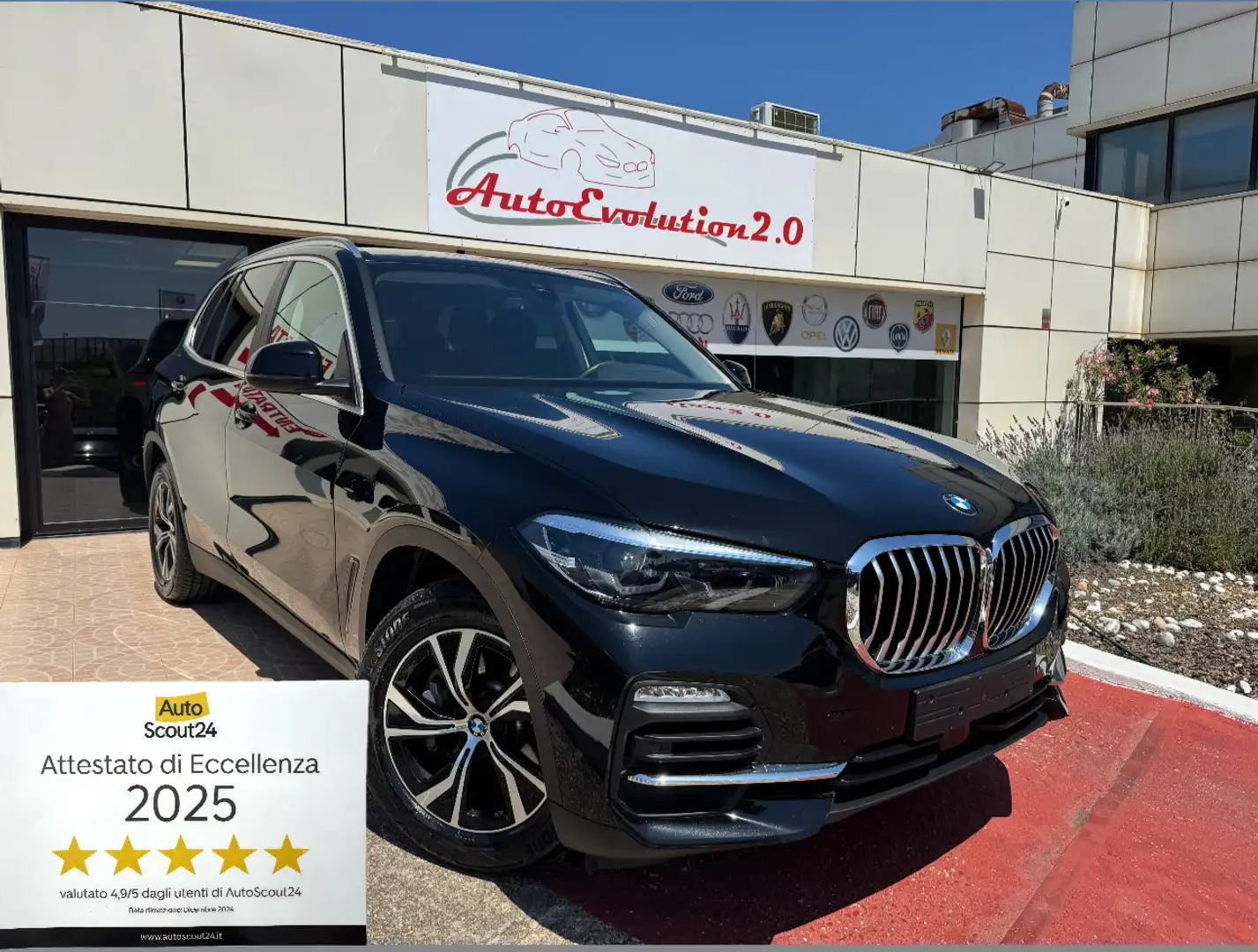 BMW X5 xdrive 25d xLine auto 7p Noir - 1