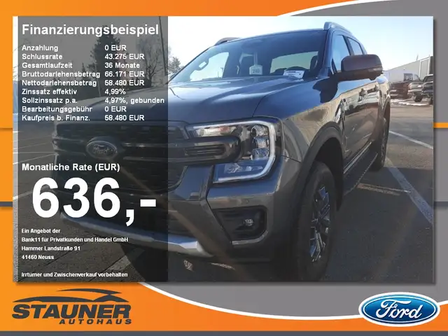 Ford Ranger DOKA Wildtrak 3.0l EcoBlue 0% FIN