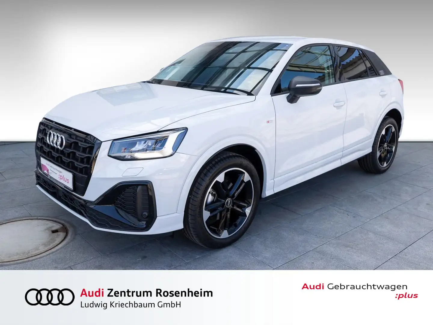 Audi Q2 S line 30 TFSI (Sposi,AHK,Smartph.interface,Kom Weiß - 1