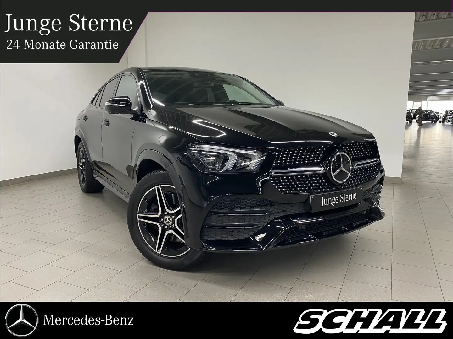 Mercedes-Benz GLE 400 d 4M COUPÉ AMG NIGHT+PANO+DIST+LED+360° Schwarz - 1