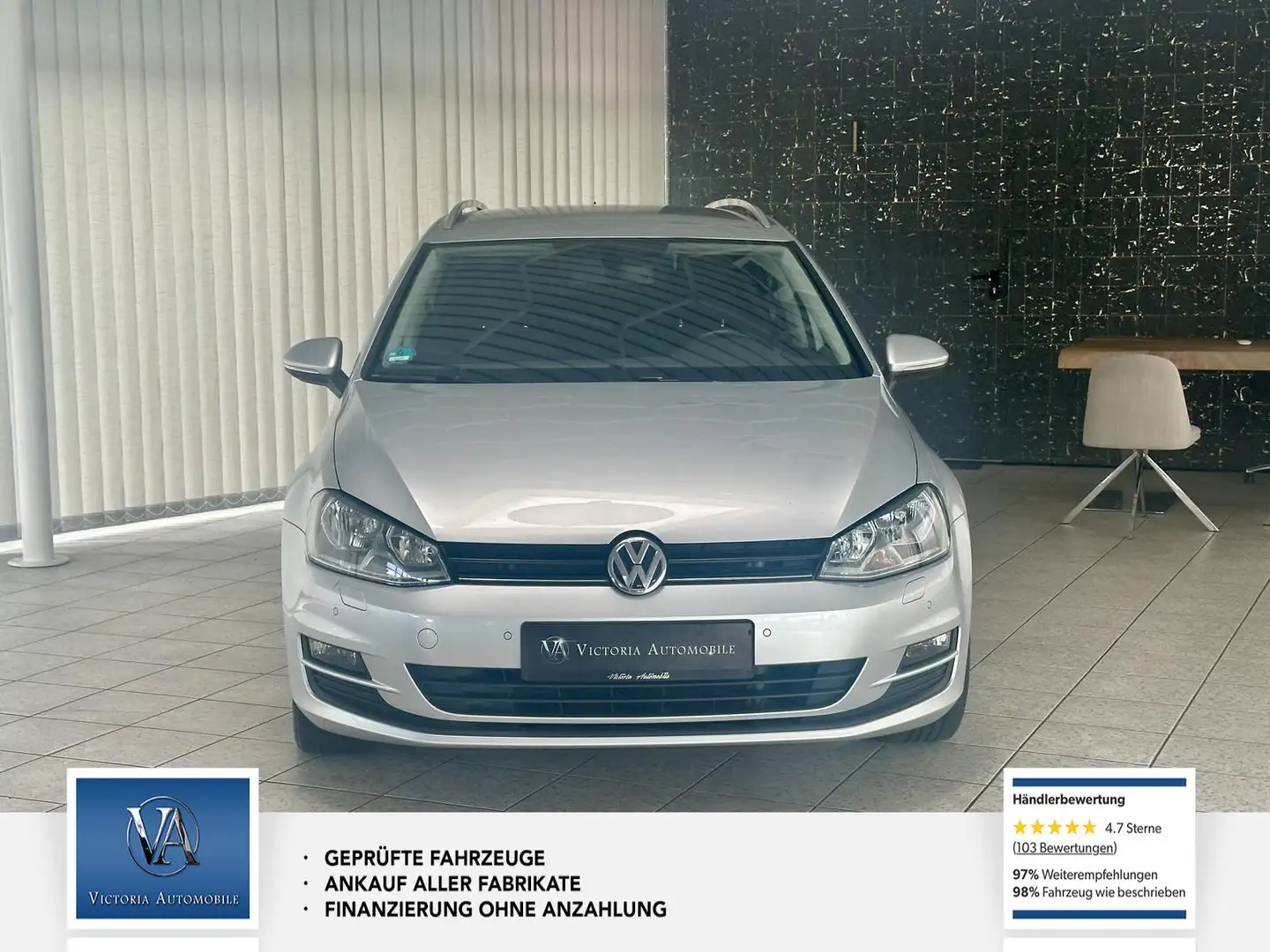 Volkswagen Golf Variant Golf VII Variant Cup BMT* Scheckheft* Service neu Argent - 2
