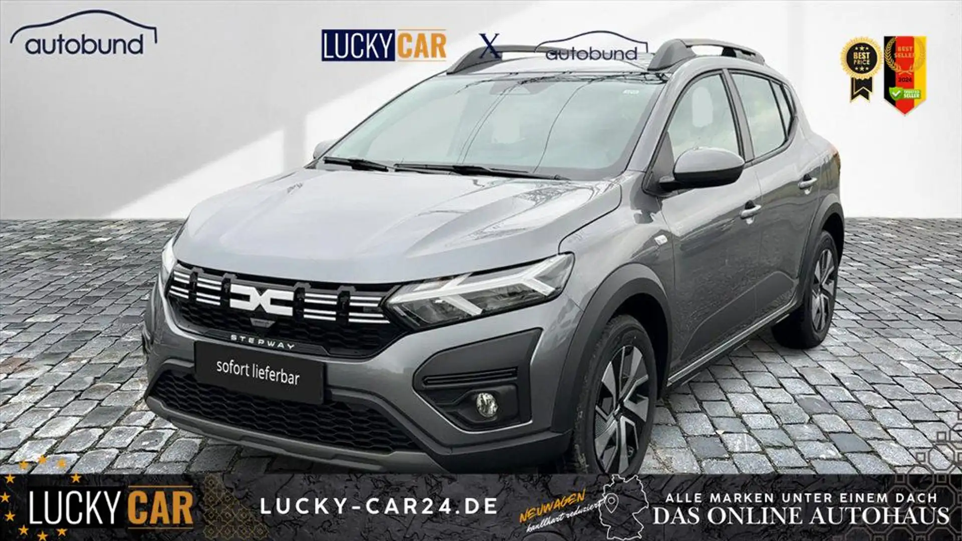 Dacia Sandero EXPRESSION III Stepway 1,0 TCe 90 DAB LED Link ... Gris - 1