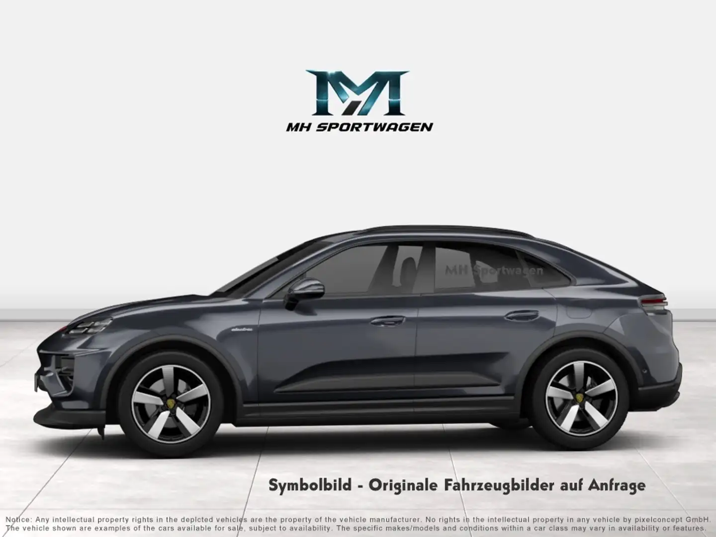Porsche Macan 4 |Hinterachslenkung|Chrono Paket|Luftfederung Grau - 2