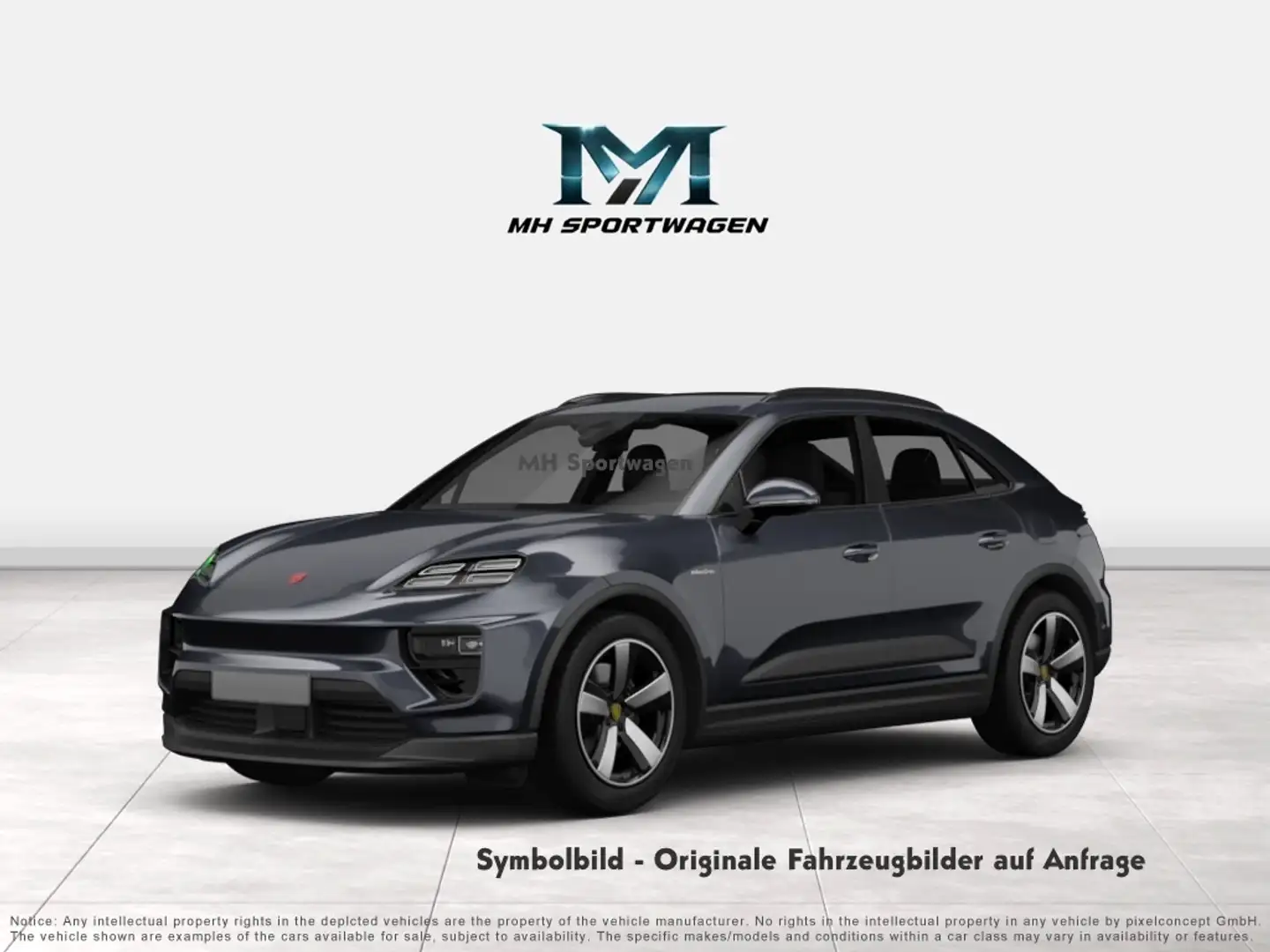 Porsche Macan 4 |Hinterachslenkung|Chrono Paket|Luftfederung Grau - 1