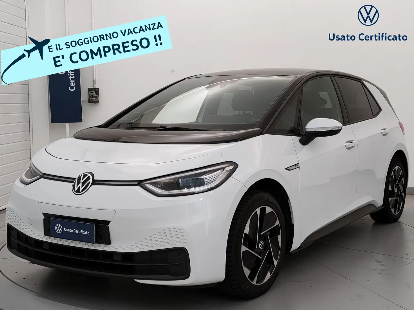 Volkswagen ID.3 ID.3 Pro Performance 58 Kw/h Bianco - 1