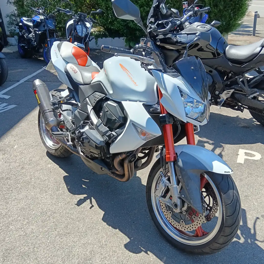 Kawasaki Z 1000 Blanc - 1