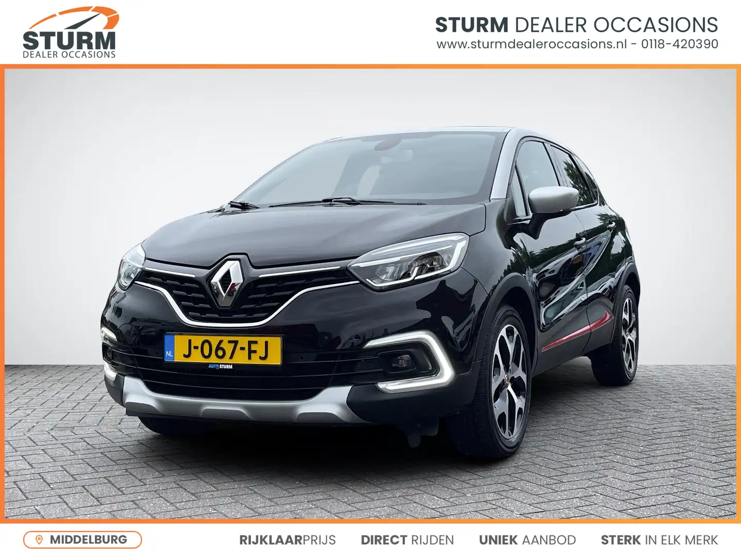Renault Captur 0.9 TCe Bose | Navigatie | Camera | Achterbank Ver Noir - 1