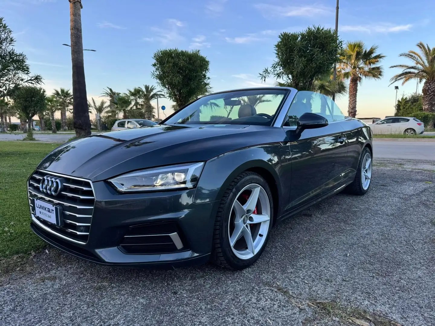 Audi A5 A5 Cabrio 40 2.0 tdi Design quattro 190cv s-tronic Grigio - 1