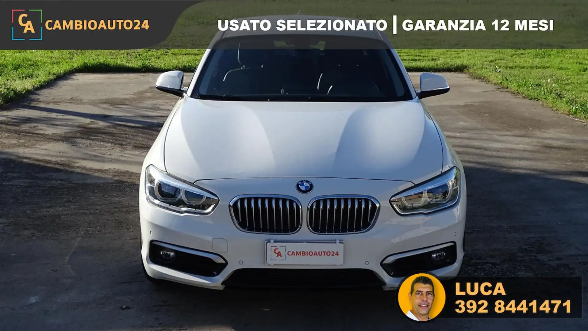 BMW 118 d, 150cv, Automatica, Versione "Urban", Garanzia.. Bianco - 1