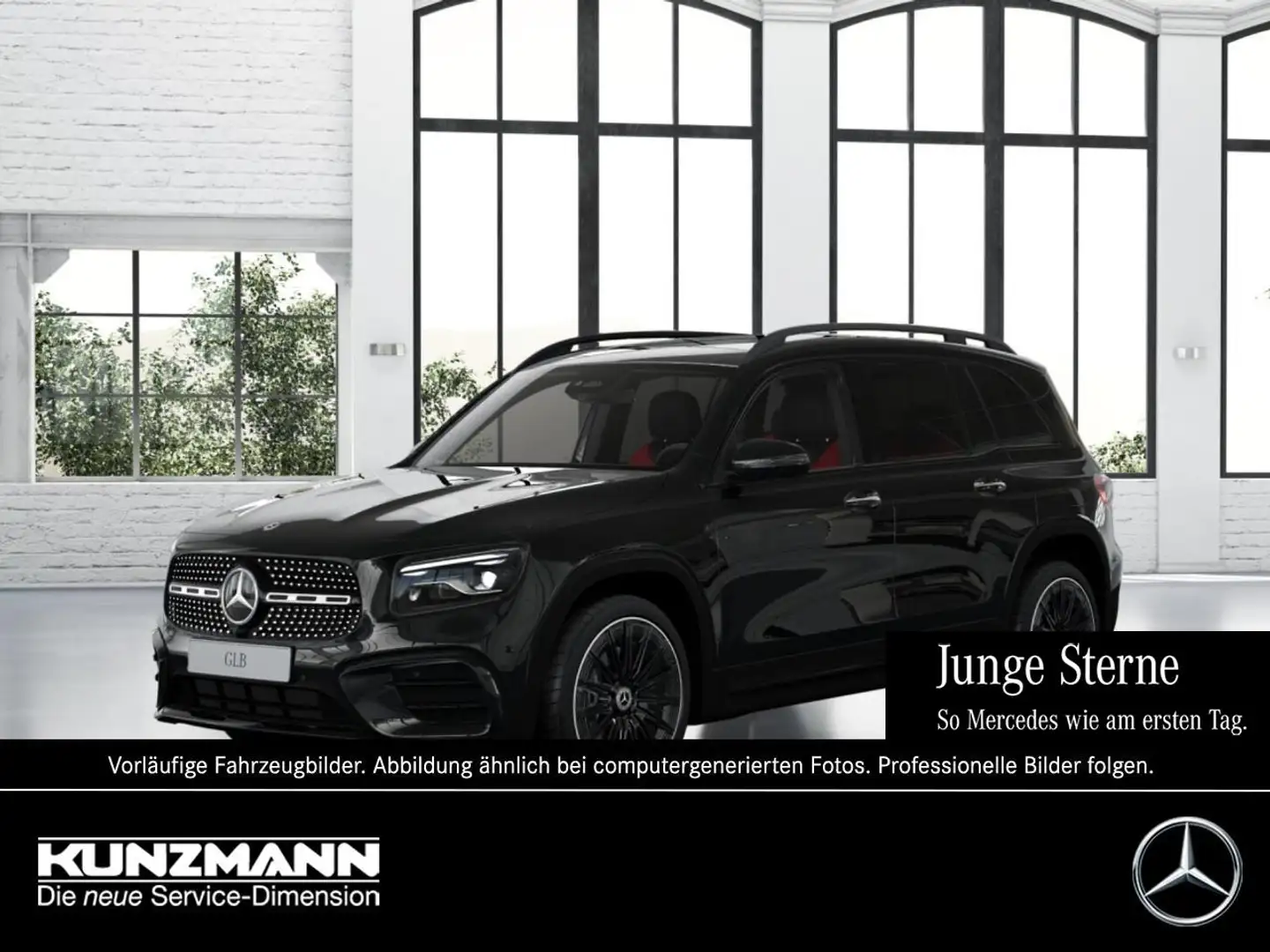 Mercedes-Benz GLB 220 d 4M AMG Night 7-Sitzer 360° AHK Panorama Schwarz - 1