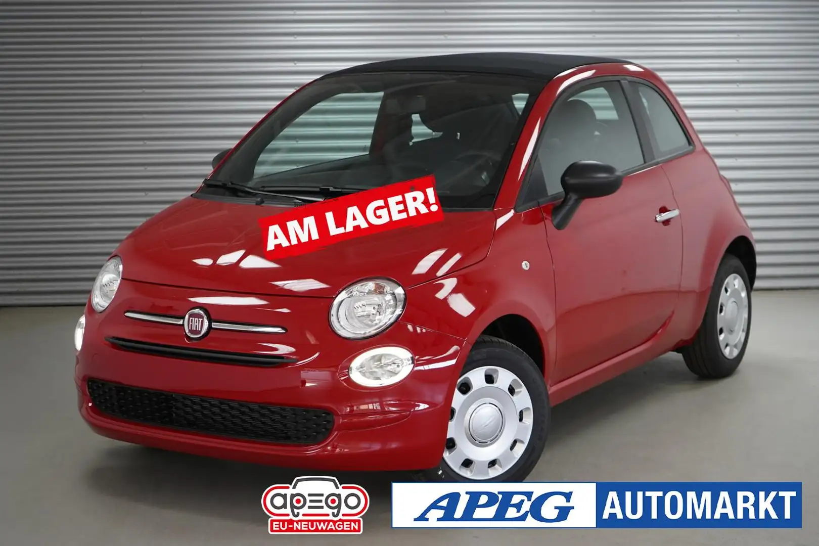 Fiat 500C 1,0 Hybrid Klima and Sound Kırmızı - 1