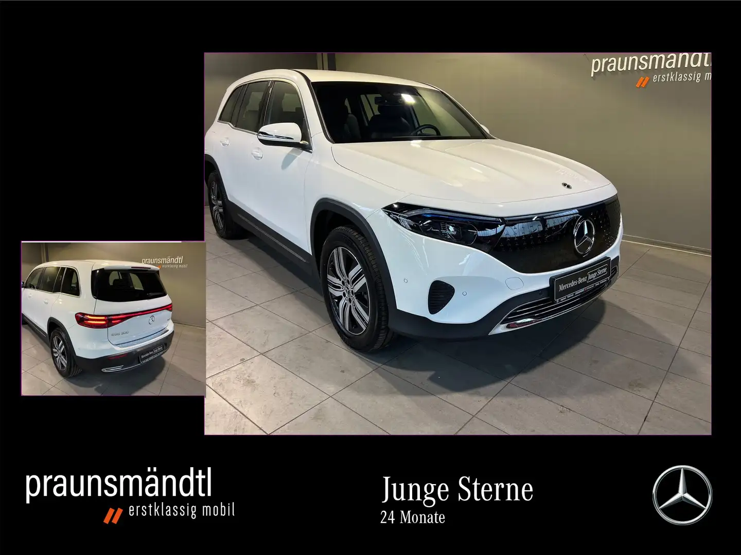 Mercedes-Benz EQB 300 4M Progressive MBUX/Tot/7Sitze/Ambi/Kame Weiß - 1