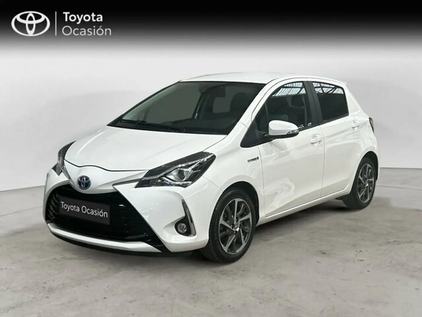 Toyota Yaris 5P Feel! 100H e-CVT Blanco - 1