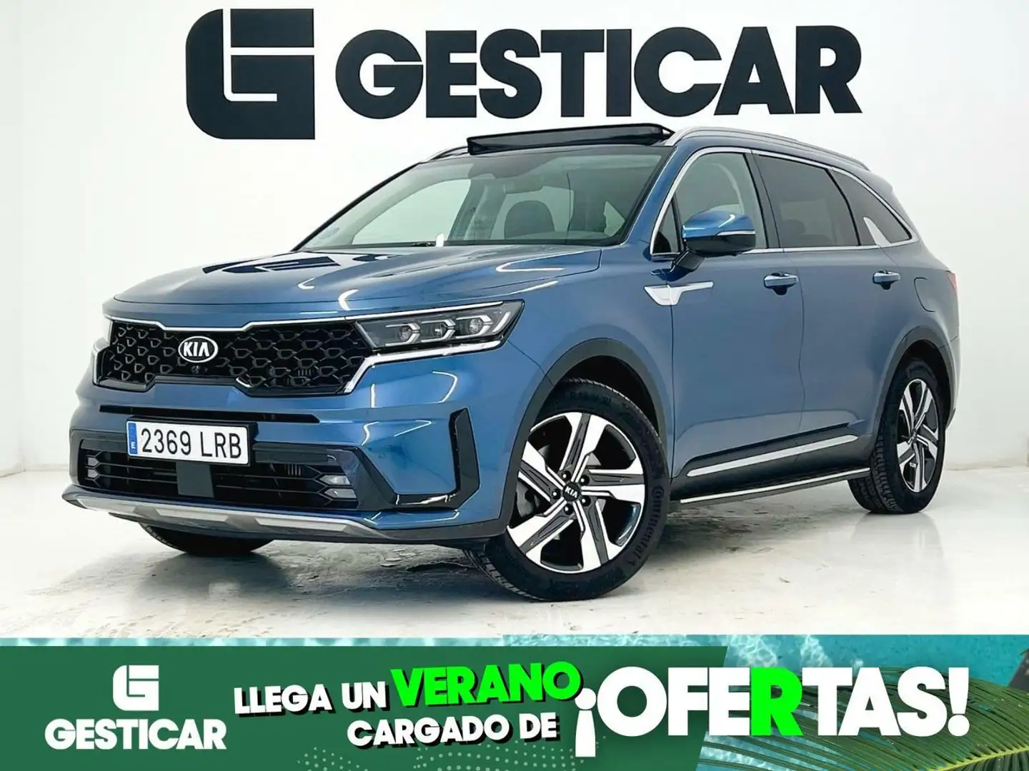 Kia Sorento 1.6 TGDI HEV EMOTION 7PL Bleu - 1
