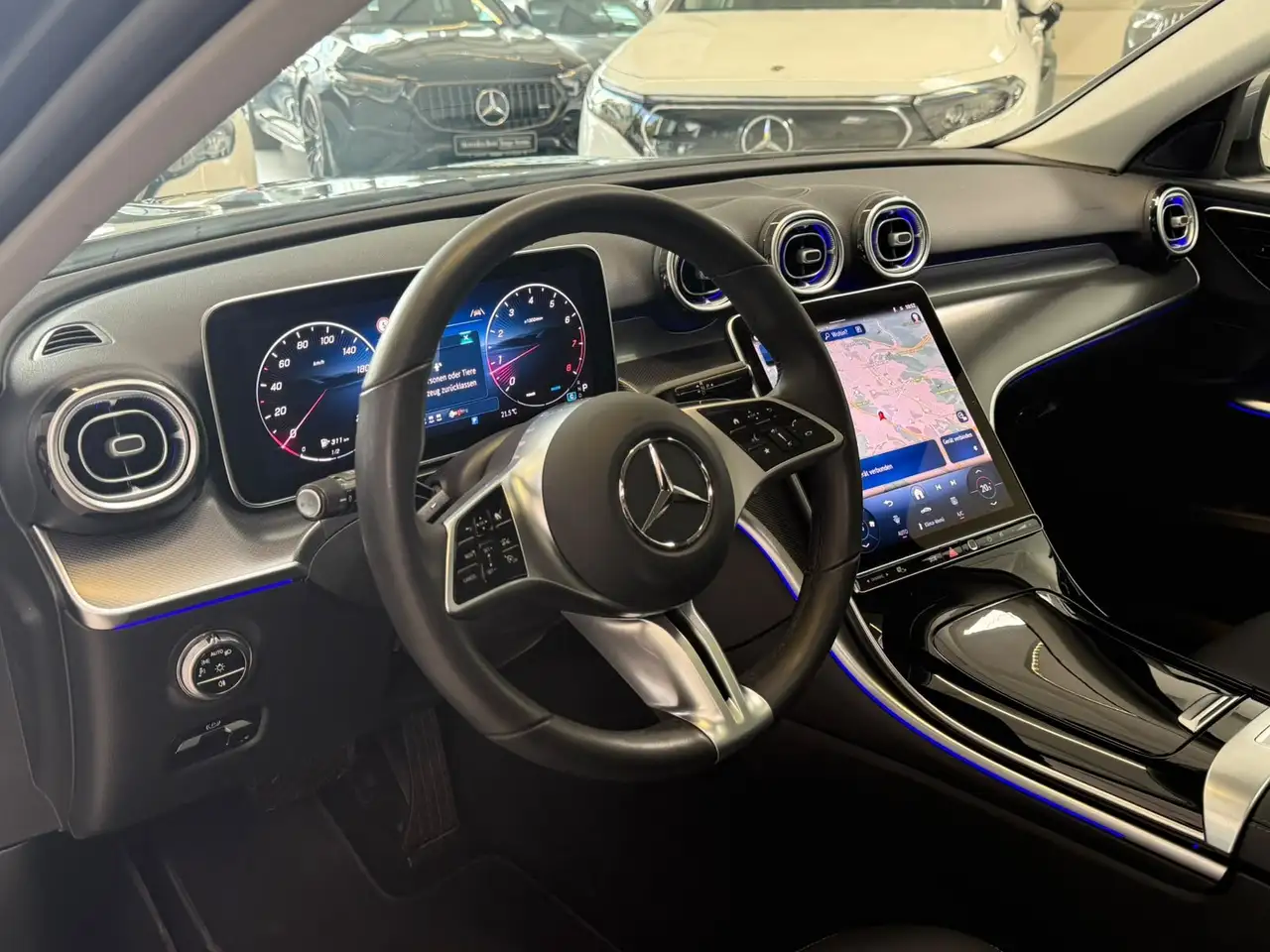 Mercedes-Benz C-Class PANO+MEMORY+LED+KAMERA+TOTW.+CARPLAY+DAB, миниатюра 9