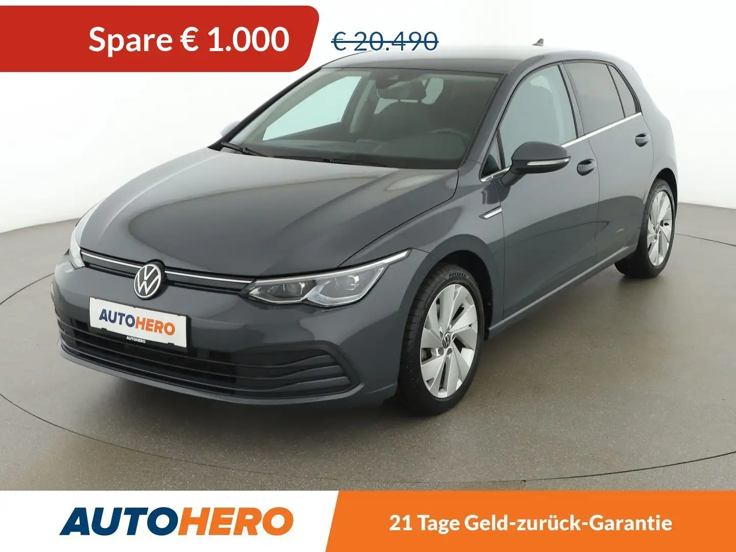 Volkswagen Golf 1.5 TSI ACT Style *ACC*SPUR*LED*NAVI*SHZ*MASSAGE* Grau - 1
