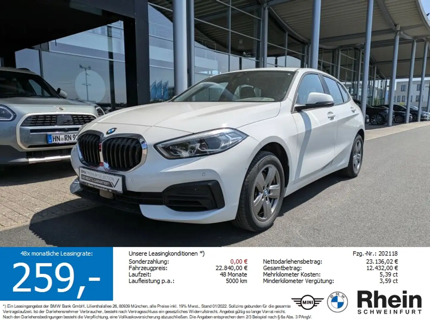 BMW 116 i Advantage *AKTIONSPREIS* Weiß - 1