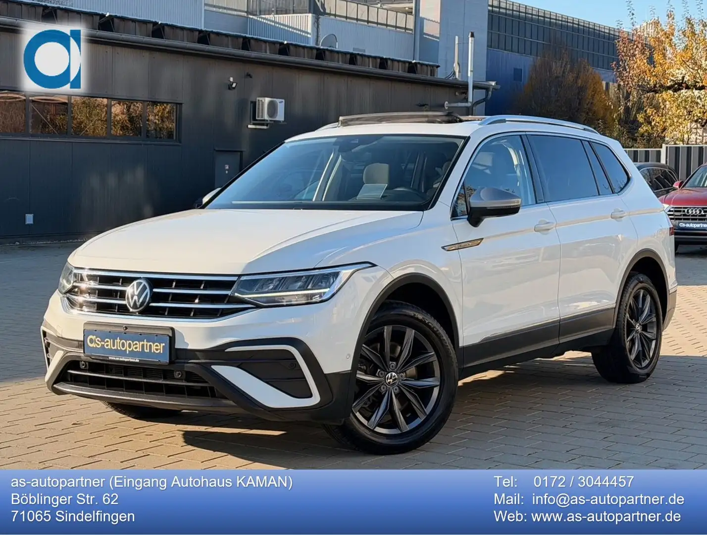 Volkswagen Tiguan Allspace 2,0 TDI Life 4M*PANO-AHK-360* Weiß - 1