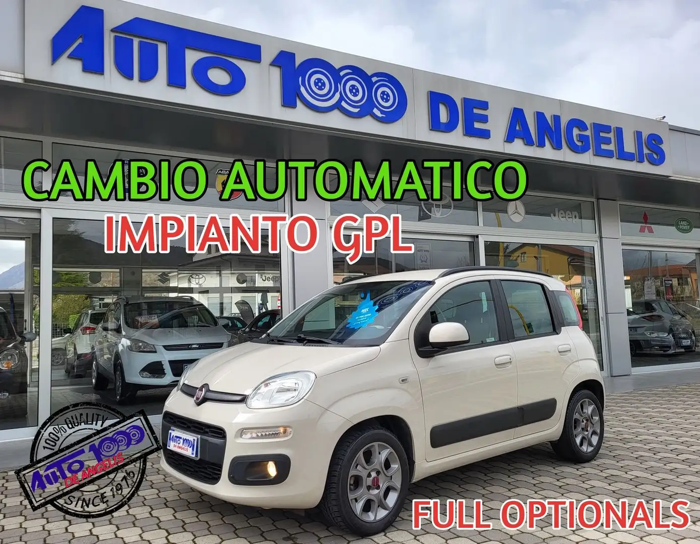 Fiat Panda DUALOGIC *** CAMBIO AUTOMATICO *** IMPIANTO G.P.L. Beige - 1