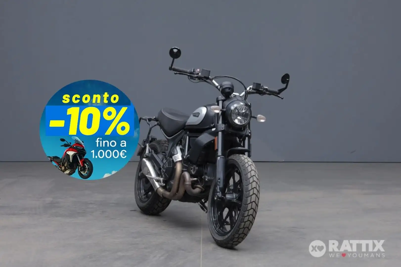 Ducati Scrambler Icon Zwart - 1