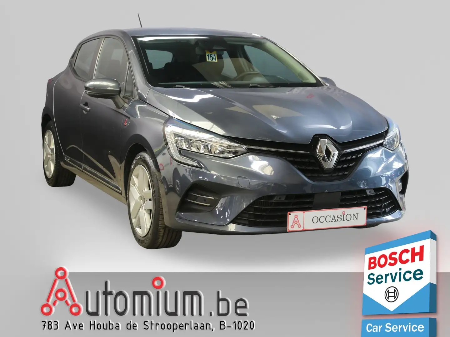 Renault Clio 1.0 TCE90 **CARNET COMPLET** Gris - 1