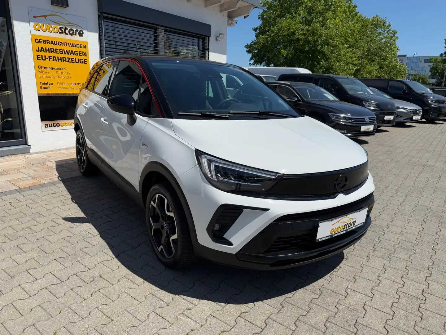 Opel Crossland 1.2 Turbo GS Line 96 kW (131 PS), Autom. 6-Gang... Weiß - 2