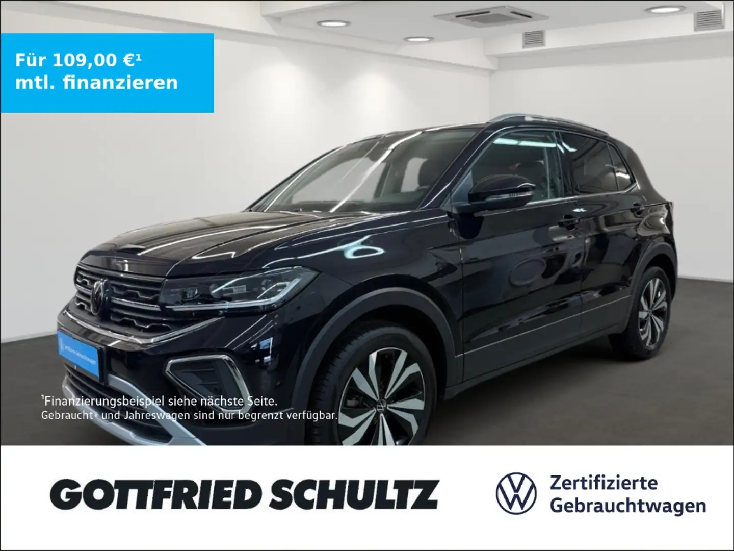 Volkswagen T-Cross 1.0 TSI LED EPH APP-CONNECT Style ALLSEAOSN Schwarz - 1