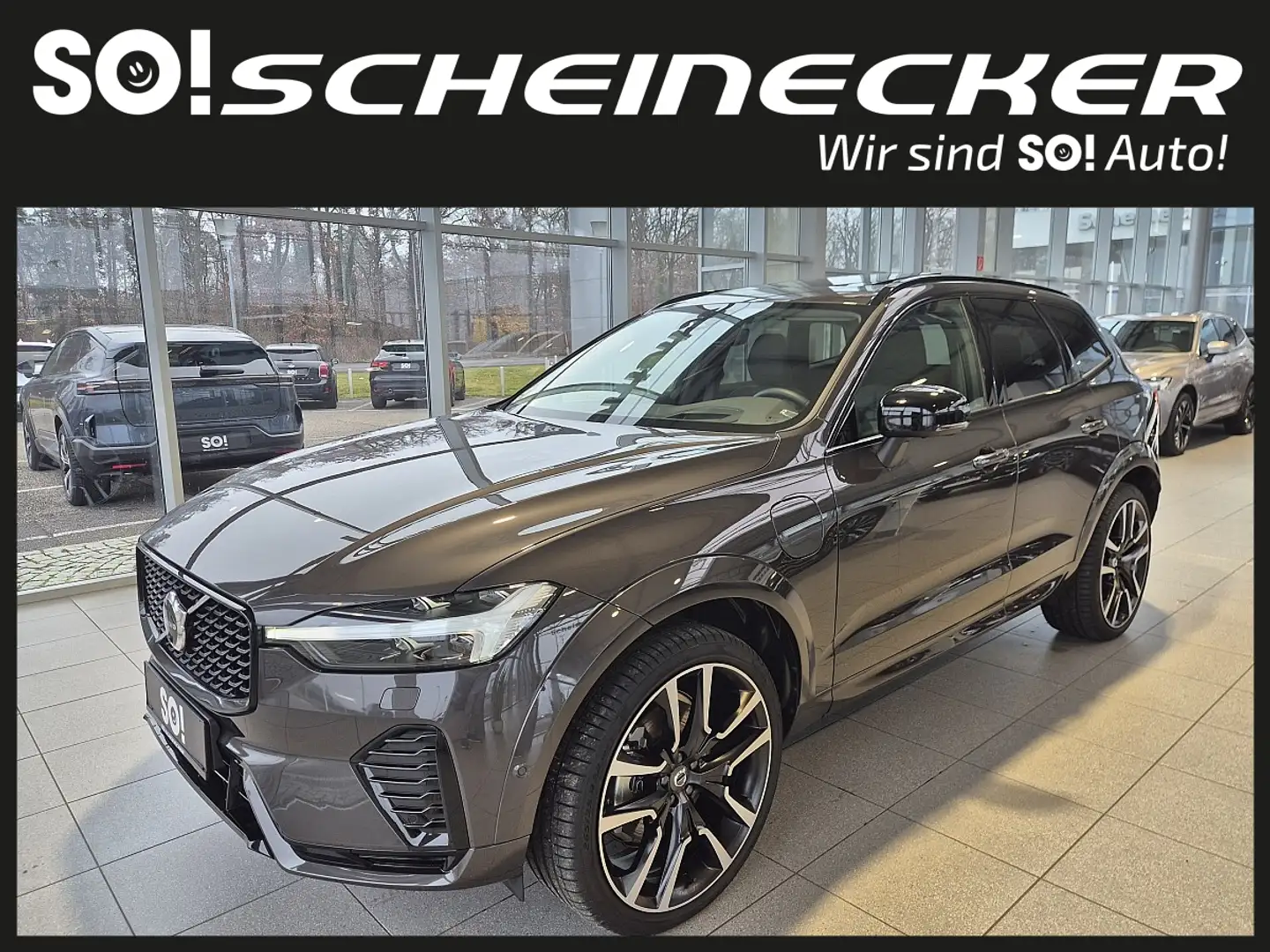 Volvo XC60 T8 AWD PHEV Ultra Dark Aut. Grau - 2