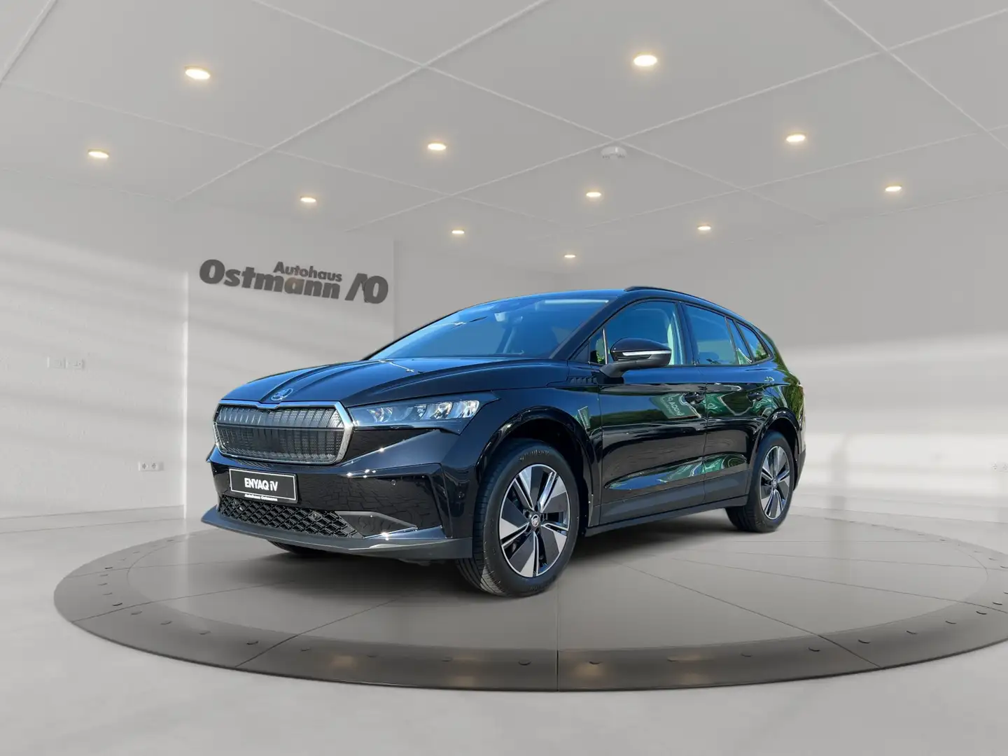 Skoda Enyaq 60 Loft 62 kWh *AHK*NAVI*RFK*SmartLink* Schwarz - 2