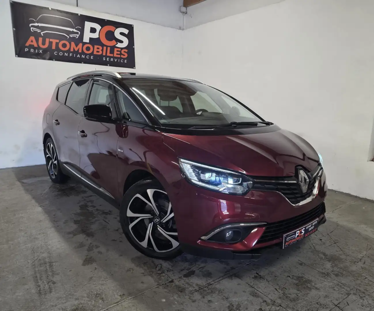 Renault Grand Scenic 1.2TCE BOSE EDITION  7PLACES*CAMERA*GPS*TOIT PANO* Rouge - 2